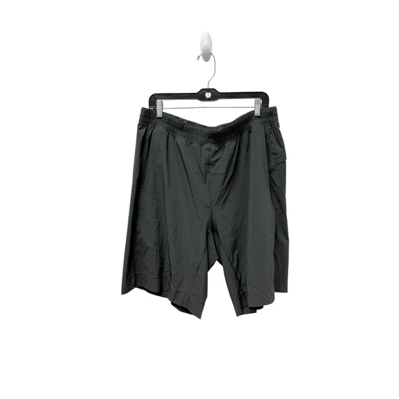 Lululemon Mens XXL Gray Stretch Training Running Athletic Shorts - Picture 1 of 5